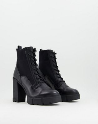 aldo chunky heel boots