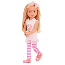 14-дюймовая кружевная позируемая модная кукла с блестками для девочек от Battat Glitter Girls