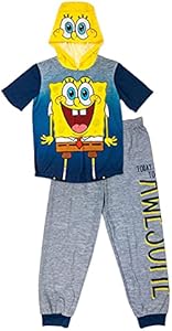 SGI Apparel Spongebob Squarepants Little Boys Pajama Set, Blue, 6-7 Lego