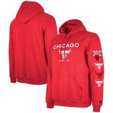 Men's New Era Red Chicago Bulls 2023/24 City Edition Pullover Hoodie New Era x Staple
