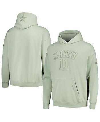 Мужской пуловер с капюшоном Micah Parsons светло-зеленого цвета Dallas Cowboys с именем и номером игрока Pro Standard