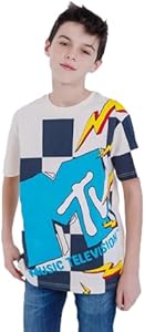 MTV Matching Family T-Shirt Checkered Logo Little Kid to Adult Mtv