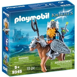 Playmobil - Dwarf Kingdom: Dwarf Fighter with Pony Playmobil