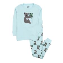 Детская хлопковая пижама из двух предметов Leveret Koala Blue Leveret