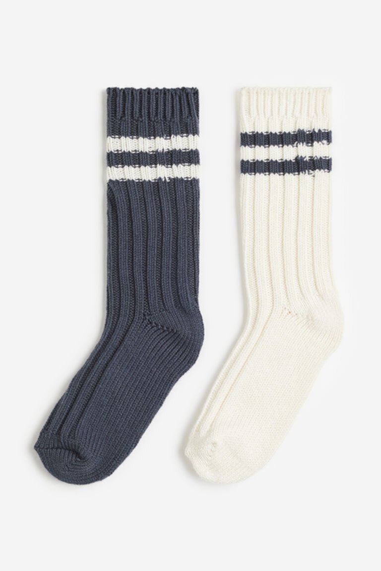 Комплект из 2 трикотажных носков H&M