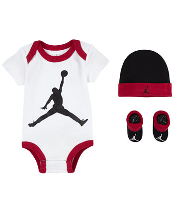 Боди Jumpman для новорожденных мальчиков, комплект из 3 предметов Jordan