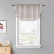 VCNY Home Infinity Solid Tiered Valance Curtain VCNY HOME