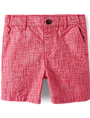 Baby And Toddler Boys Textured Chino Shorts The Children`s Place