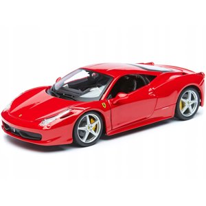 Ferrari 458 Italia Red 1/24 Diecast Model Car by Bburago Bburago