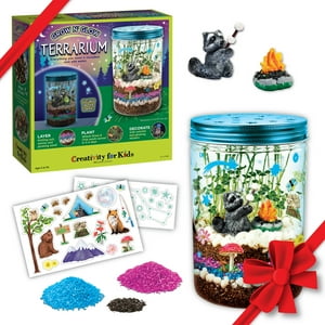 Creativity for Kids Grow N’ Glow Terrarium – Child Craft Activity for Boys and Girls Creativity for Kids