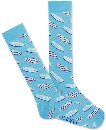 Мужские носки для серфинга с геометрическим рисунком K. Bell Socks