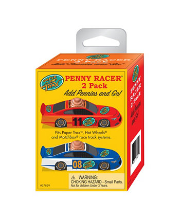 Paper Trax Penny Racer Set, 2 Piece Be Good Company