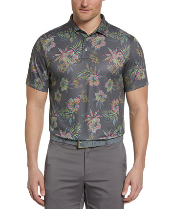 Мужская рубашка поло с цветочным принтом гибискуса PGA TOUR