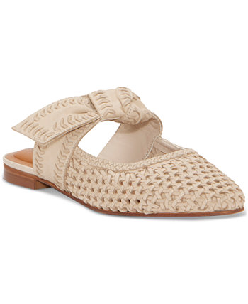Women's Grenaldie Woven Bow Flat Mules Lucky Brand