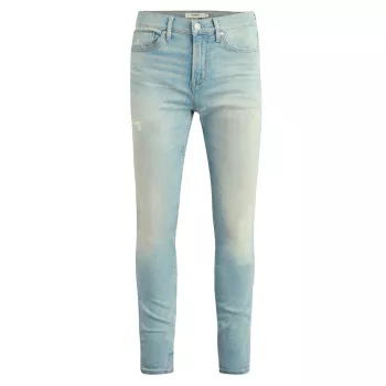 Эластичные джинсы скинни Axl Hudson Jeans