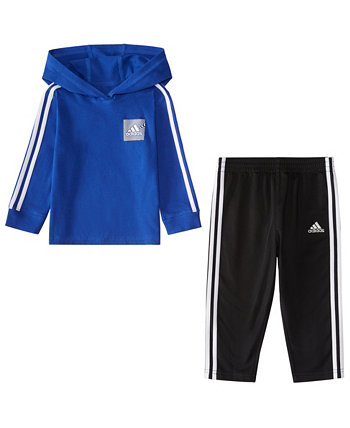 Комплект для мальчика Adidas - Кофта с капюшоном и штаны, 2 предмета Adidas