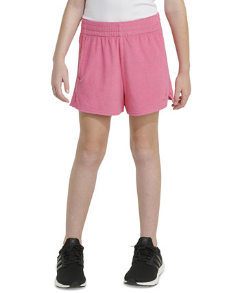 Big Girls Elastic-Waistband Terry Cloth All Day Shorts Adidas