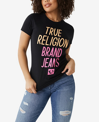 Женская футболка Seneses Slim Crew с коротким рукавом True Religion