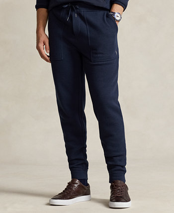 Мужские брюки-джоггеры двойной вязки в сетку Polo Ralph Lauren