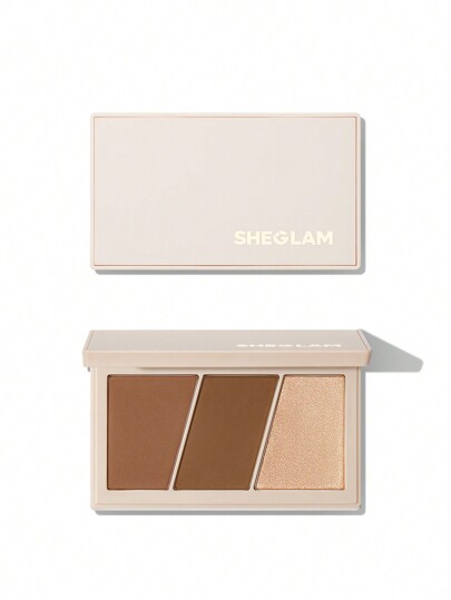 Trio Hero Face Palette-Sand SHEGLAM