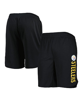 Мужские шорты Pittsburgh Steelers Team черного цвета MSX by Michael Strahan