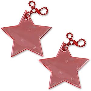 funflector Safety Reflectors - Stars - Stylish Reflective Gear for Jackets, Bags, Purses, Backpacks, Strollers and Wheelchairs - Made in USA Funflector