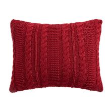 Levtex Home Astrid Red Cable Knit Throw Pillow Levtex
