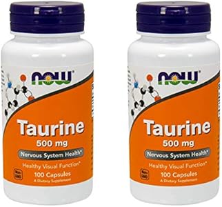 NOW Foods Taurine 500 mg Caps, 2 pk NOW Foods