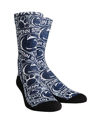 Женские носки с круглым вырезом Penn State Nittany Lions Logo Sketch Rock 'Em