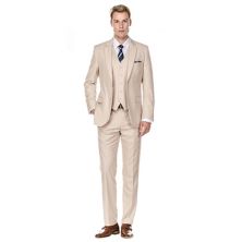 Men's 3-piece Premium Vested Slim Fit Suit Braveman