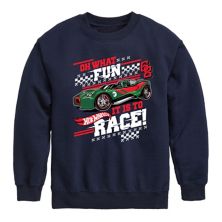 Boys 8-20 Hot Wheels Oh What Fun It Is To Race Fleece Sweatshirt Hot Wheels
