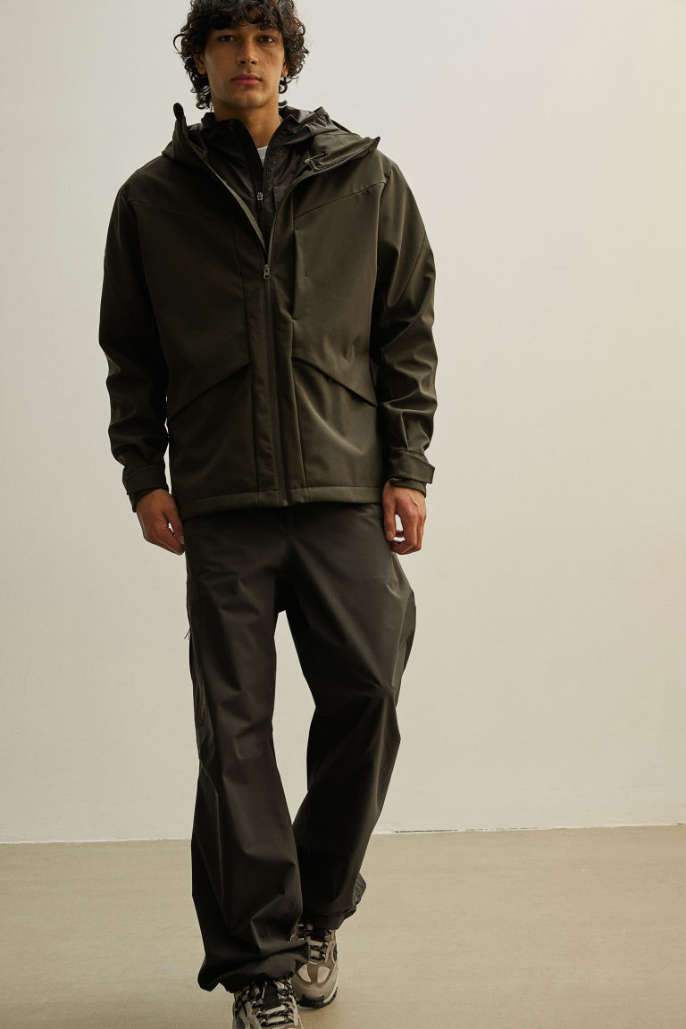 Мужская Куртка из Водоотталкивающего Софтшелла H&M для Дождя H&M