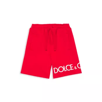 Маленький мальчик &amp;amp; Спортивные шорты с логотипом для мальчиков Dolce & Gabbana
