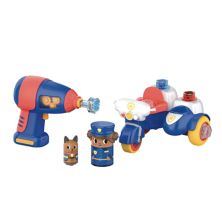 Educational Insights Design & Drill Bolt Buddies Police Motorcycle Toy Educational Insights