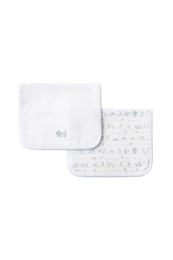 In The Woods Premium Burp Cloths Pack of 2 for Infants Babycottons
