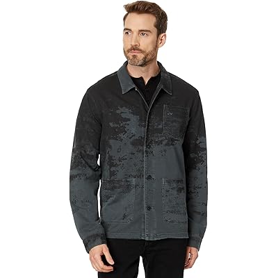 Куртка Brighton Chore из замши John Varvatos с четырьмя карманами и пуговицами John Varvatos