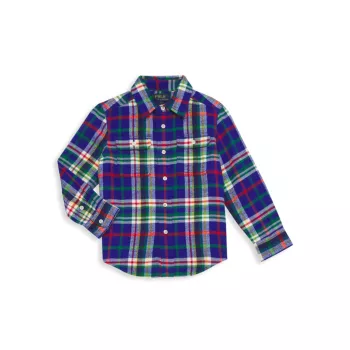 Рубашка для мальчика в клетку Matlock от Polo Ralph Lauren Polo Ralph Lauren