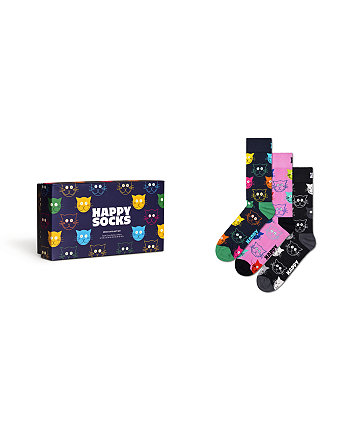 Men's 3-Pack Mixed Pets Socks Gift Set Happy Socks