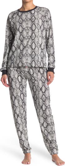 Пижамный комплект из двух частей топ и штаны с принтом COZY ZOE