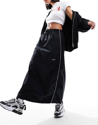 Черная тканая юбка-парашют Nike Streetwear Nike