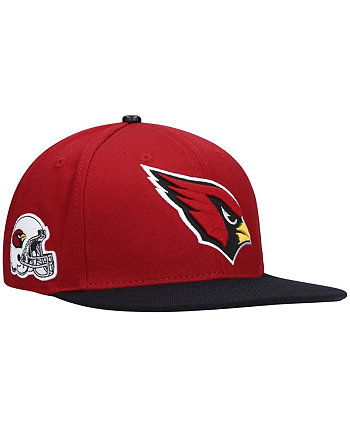 Мужская бейсболка Cardinal, черная Arizona Cardinals 2Tone Snapback Hat Pro Standard