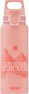 SIGG - Metal Water Bottle - WMB Pathfinder - Made in Switzerland - Carbonated Drinks - Wide Mouth - Lightweight - 34 Oz SIGG