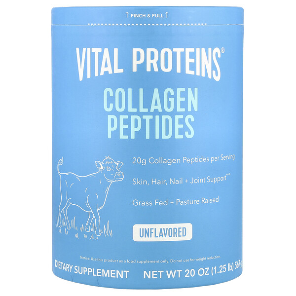 Коллагеновые Пептиды, Без вкуса - 567 г - VITAL PROTEINS VITAL PROTEINS