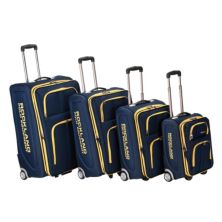 Набор чемоданов Rockland Polo Equipment из четырех предметов на колесиках Rockland