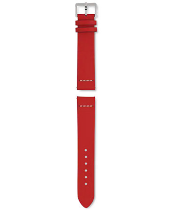 Красный кожаный ремешок для часов Captain Cook 37 мм Rado