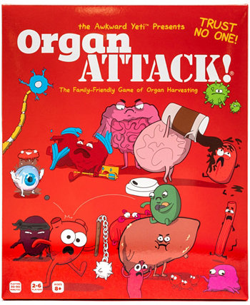 The Awkward Yeti Presents Organ Attack Set, 180 Piece Nutt Heads