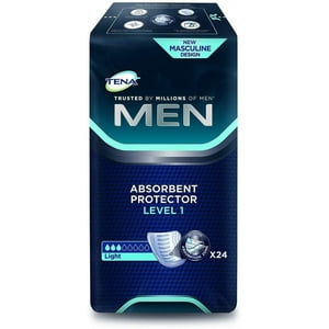 TENA for Men Level 1 (1 Pack of 24) Tena