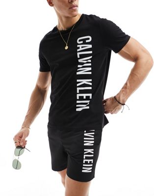 Calvin Klein intense power crew neck t-shirt in black Calvin Klein