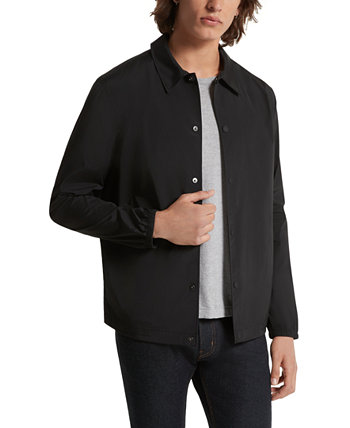 Men's Snap-Front Nylon Shirt Jacket Michael Kors