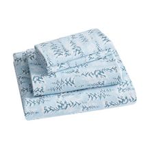 Bearpaw Winter Trees Triple Brushed Cotton Flannel Sheet Set with Pillowcases Bearpaw